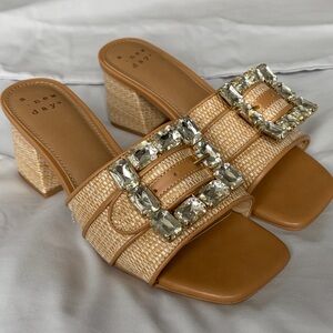 A New Day Tan Gemstone Mules